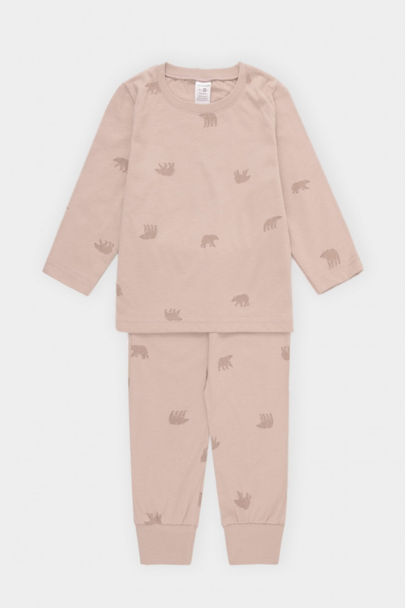 

Пижама для мальчиков CROCKID, К 1561, цвет - бежевый, Пижама