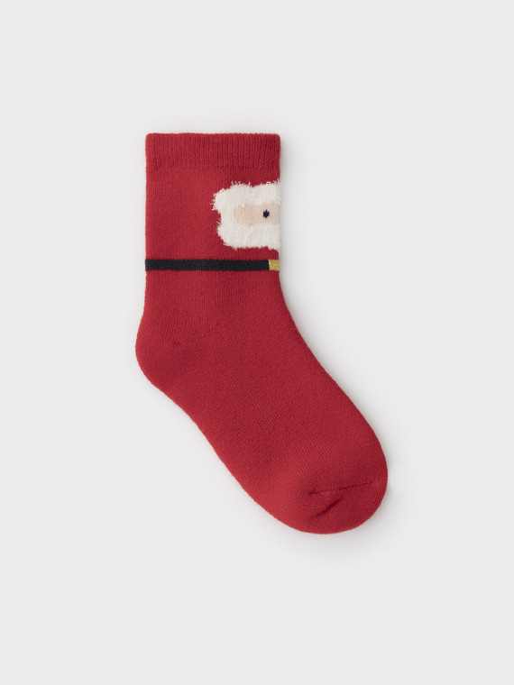 

Носки детские махровые для девочек CROCKID, К 9584/13 ФВ, цвет - красный, Носки детские махровые