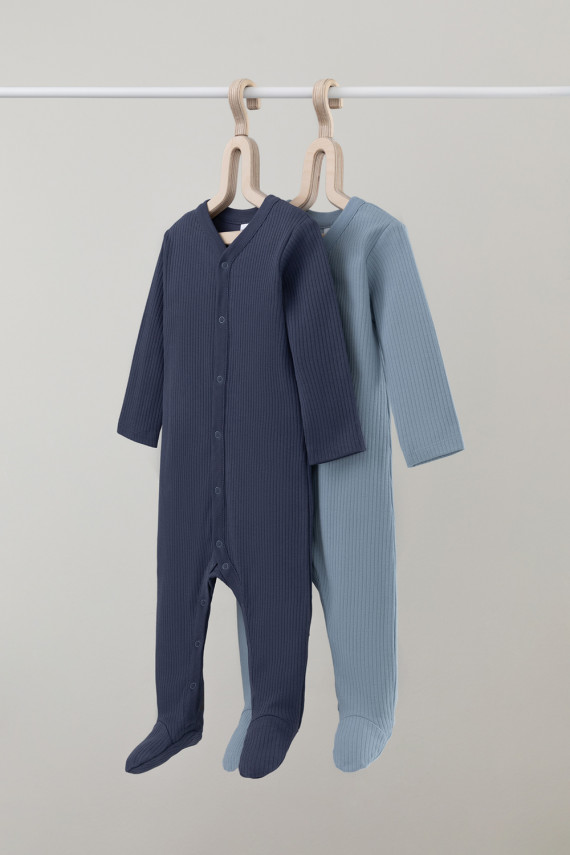 Комбинезон для новорожденных CROCKID К 6523-2уп цвет - синий 1439₽