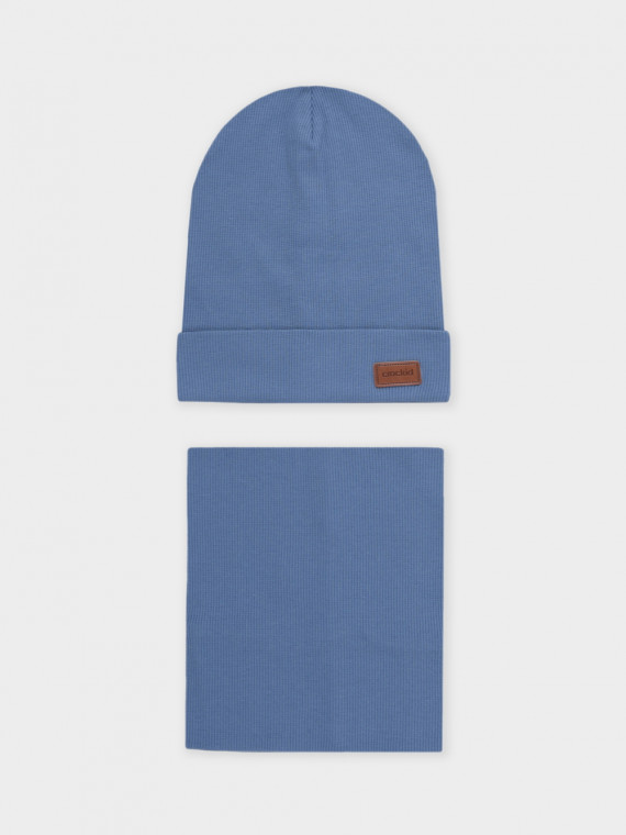 

Шапка для мальчиков CROCKID, К 8149, цвет - синий, Шапка