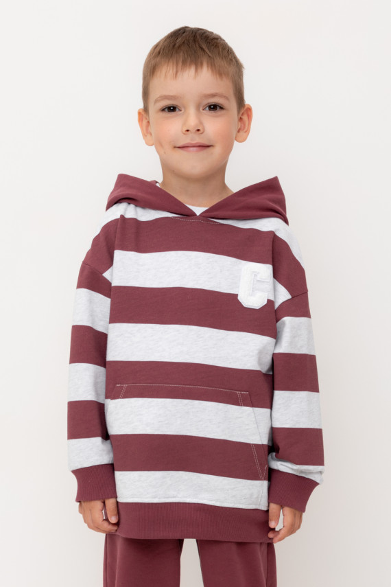 

Худи для мальчиков CROCKID, КР 302693-1, цвет - коричневый, Худи