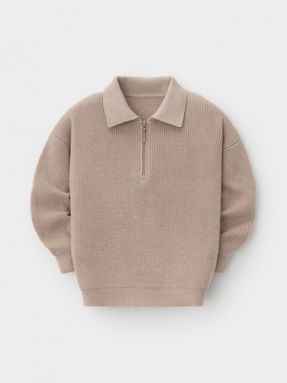 

Джемпер для мальчиков CROCKID, КВ 30175, цвет - бежевый, Джемпер