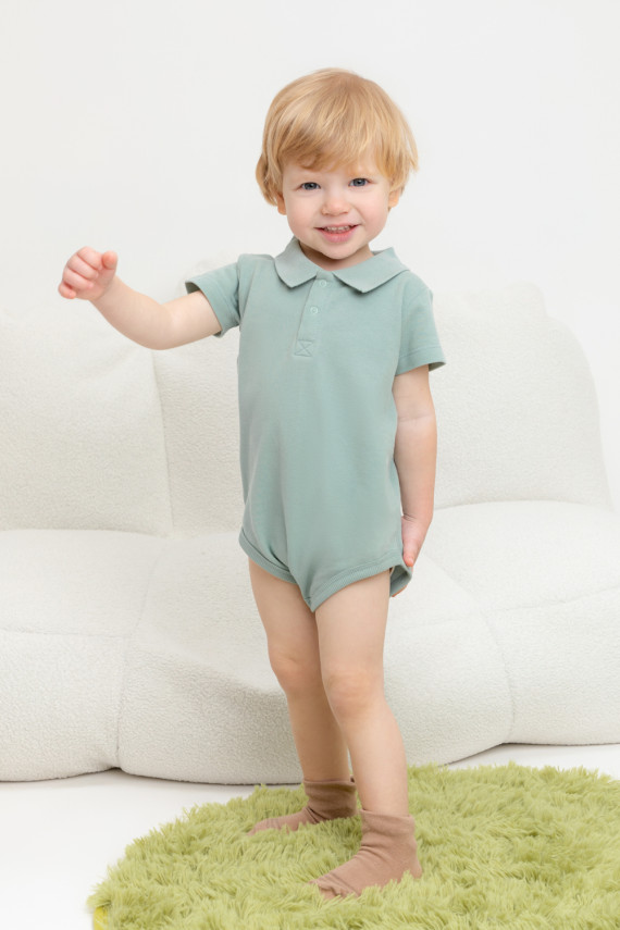 

Полукомбинезон для мальчиков CROCKID, КР 6464, цвет - минт, Полукомбинезон