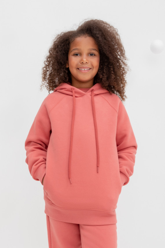 

Толстовка с капюшоном для девочки для девочек CROCKID, КР 302167, цвет - розовый, Толстовка с капюшоном для девочки