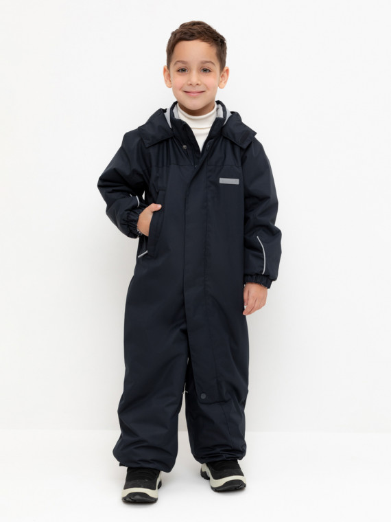 

Демисезонный комбинезон с утеплителем для мальчика для мальчиков CROCKID, ВК 60109/8 УЗГ, цвет - синий, Демисезонный комбинезон с утеплителем для мальчика