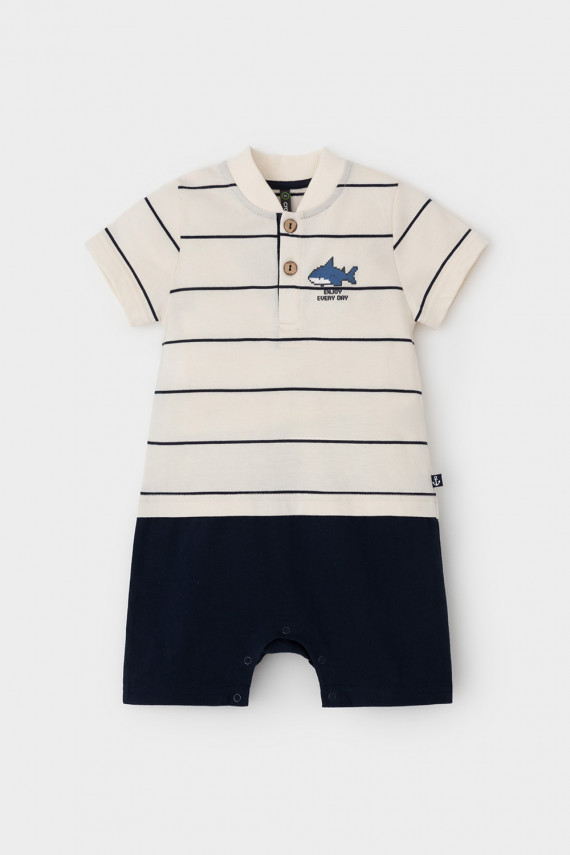 Полукомбинезон для мальчиков CROCKID КР 6537 цвет - сахар 1099₽