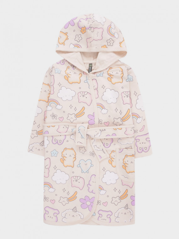 Халат для девочек CROCKID К 5763 цвет - сахар 1799₽