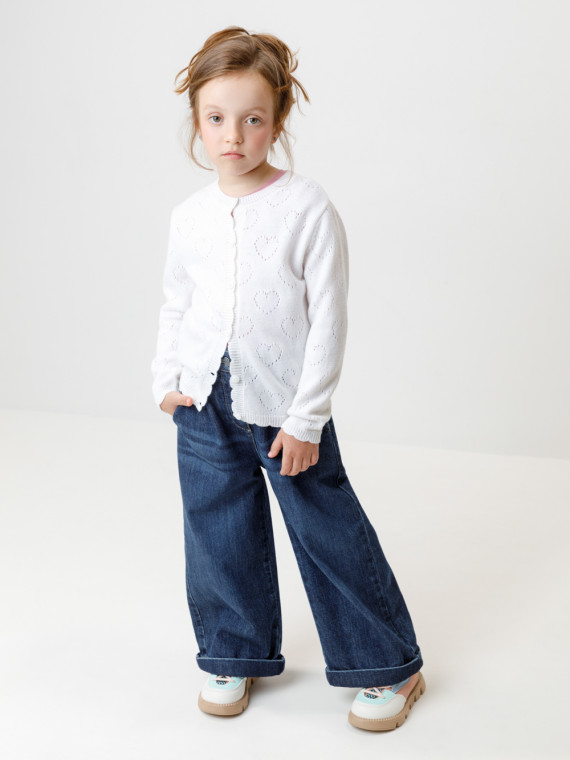 

Жакет для девочек CROCKID, КВ 30152/ш, цвет - белый, Жакет