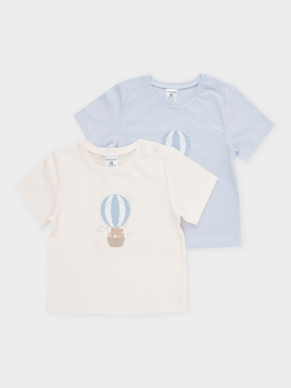 Футболка для новорожденных CROCKID К 302760-2уп цвет - светло-серый5 799₽