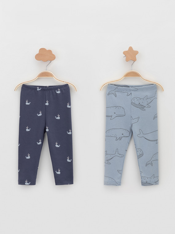 Брюки для новорожденных CROCKID К 400785-2уп цвет - синий 719₽