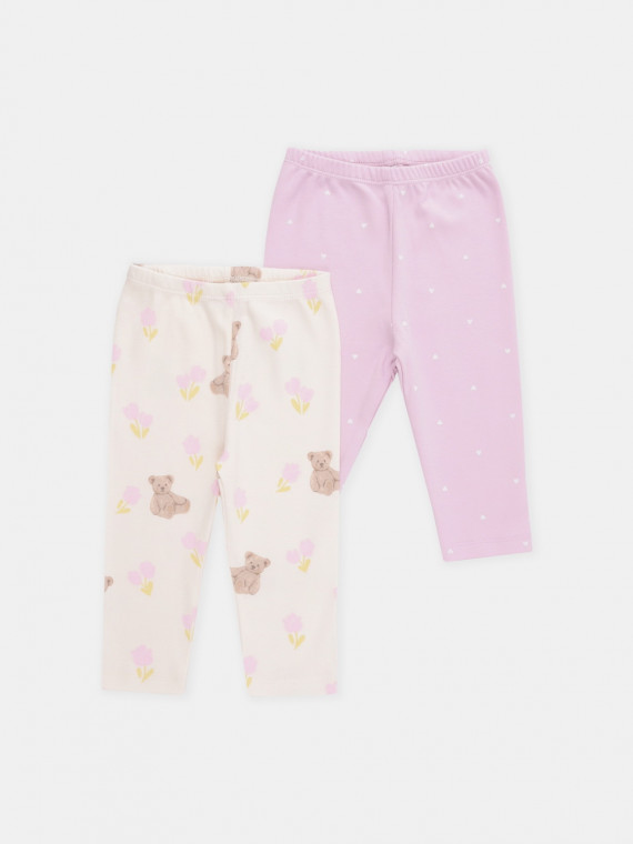 

Брюки для новорожденных CROCKID, К 400785-2уп, цвет - светло-розовый, Брюки