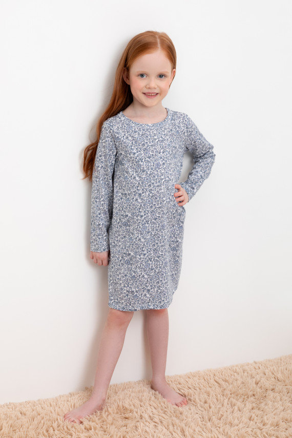 

Ночная сорочка для девочек CROCKID, К 1185, цвет - белый, Ночная сорочка