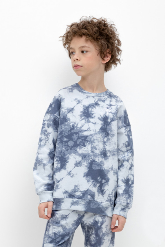 Свитшот для мальчика для мальчиков CROCKID КР 302437 цвет - серый 749₽