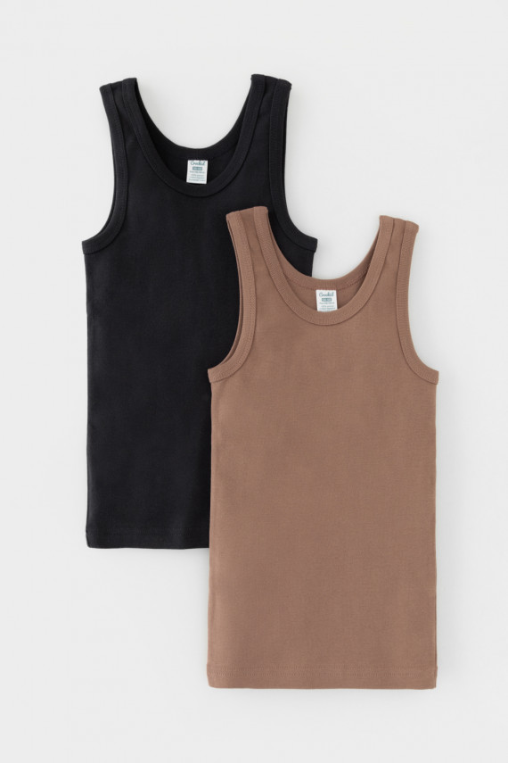 

Майка для мальчика для мальчиков CROCKID, К 1182-2уп, цвет - серый, Майка для мальчика