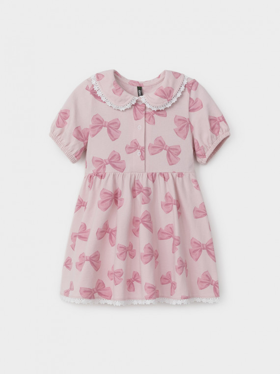 

Платье для девочек CROCKID, КР 5980, цвет - светло-розовый, Платье