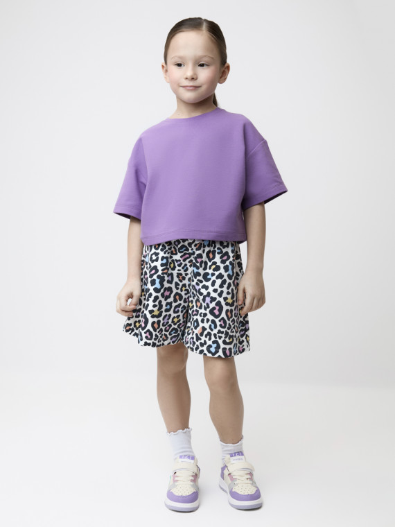 

Шорты для девочек CROCKID, КР 400937-1, цвет - сахар, Шорты