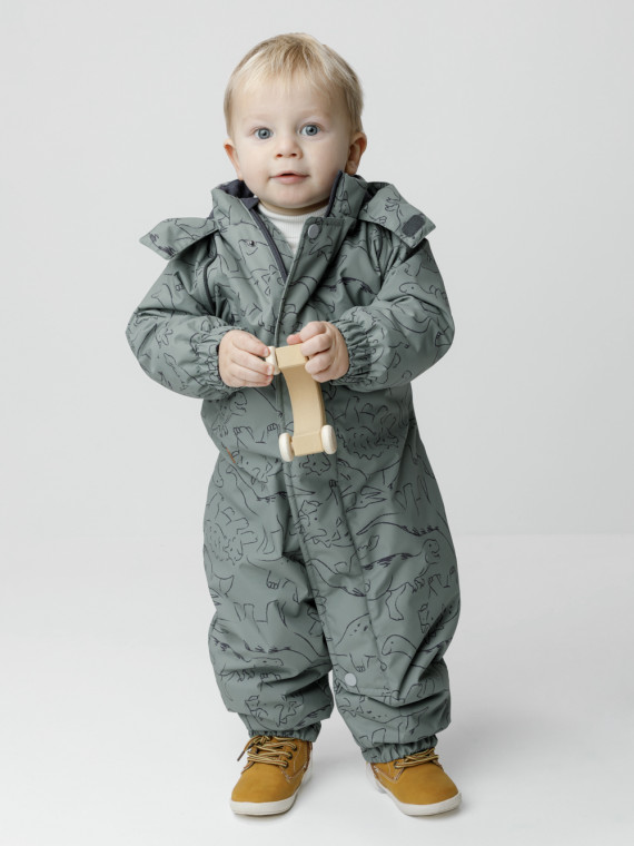 

Комбинезон демисезонный с утеплителем для мальчика для мальчиков CROCKID, ВК 60085/н/84 Ал, цвет - хаки, Комбинезон демисезонный с утеплителем для мальчика