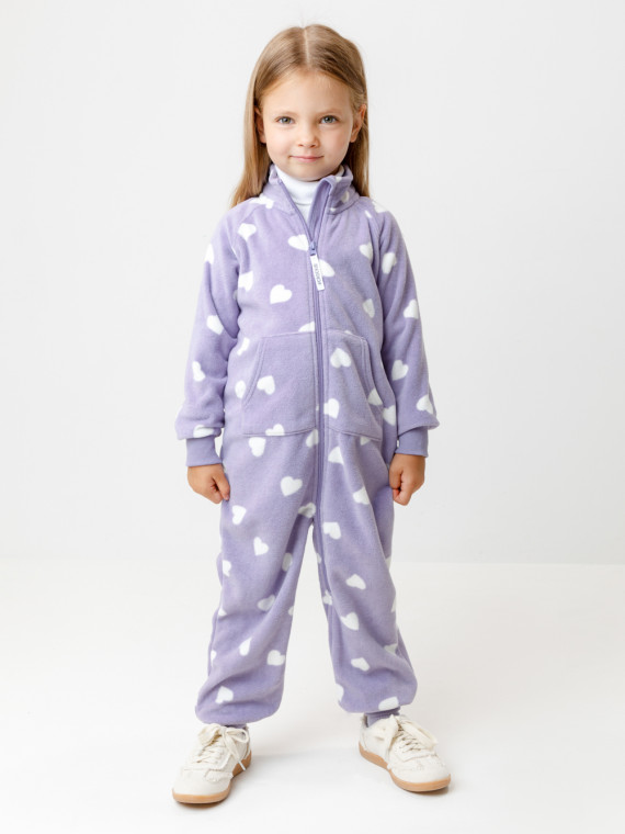 

Комбинезон для девочек CROCKID, ФЛ 60005/н/5 ГР, цвет - фиолетовый, Комбинезон