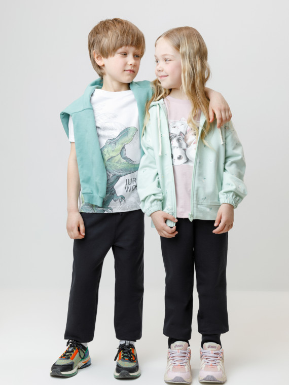 Брюки для мальчиков CROCKID К 4004571 цвет - черный 649₽