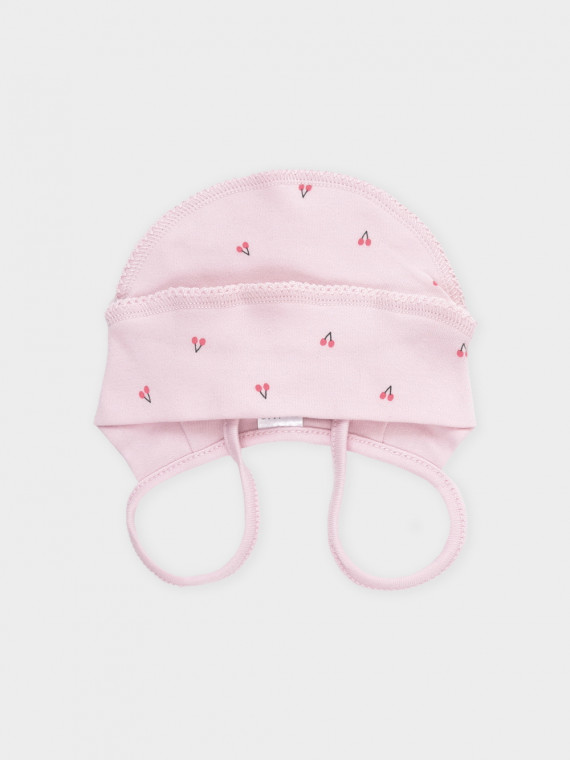 

Шапочка ясельная для новорожденных CROCKID, К 8176, цвет - светло-розовый, Шапочка ясельная