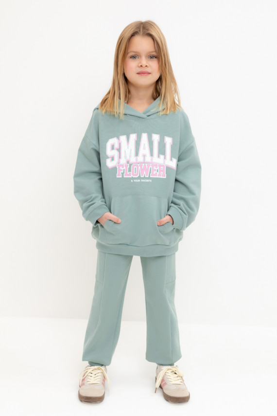 

Брюки для девочек CROCKID, КР 400783, цвет - голубой, Брюки