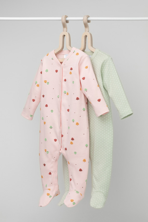 Комбинезон для новорожденных CROCKID К 6025-2уп цвет - голубой 899₽