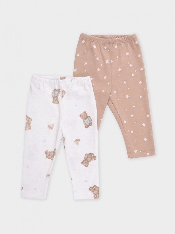 

Брюки для новорожденных CROCKID, К 400785-2уп, цвет - бежевый, Брюки