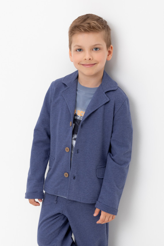 

Жакет для мальчиков CROCKID, КР 302610, цвет - синий, Жакет