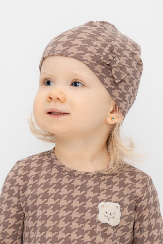 Шапка для девочек CROCKID КР 8170 цвет - бежевый 299₽