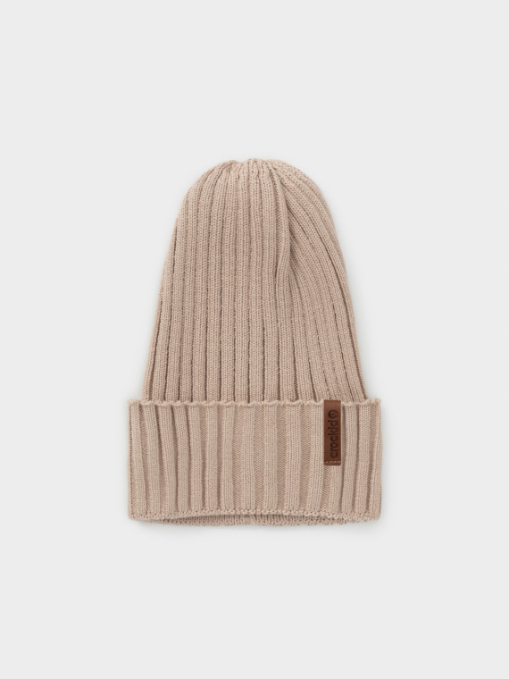 

Шапка для девочек CROCKID, КВ 20447, цвет - бежевый, Шапка