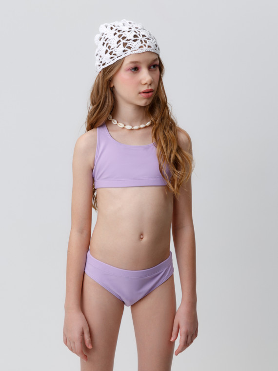 

Купальник для девочек CROCKID, ТК 17016/2 ФВ, цвет - фиолетовый, Купальник