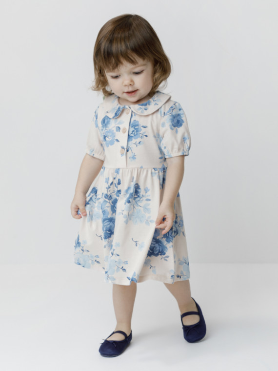 

Платье для девочек CROCKID, КР 5971, цвет - сахар, Платье