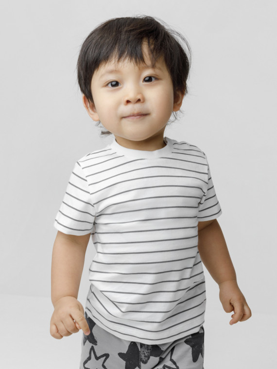 Футболка для мальчиков CROCKID, КР 303020, цвет - сахар