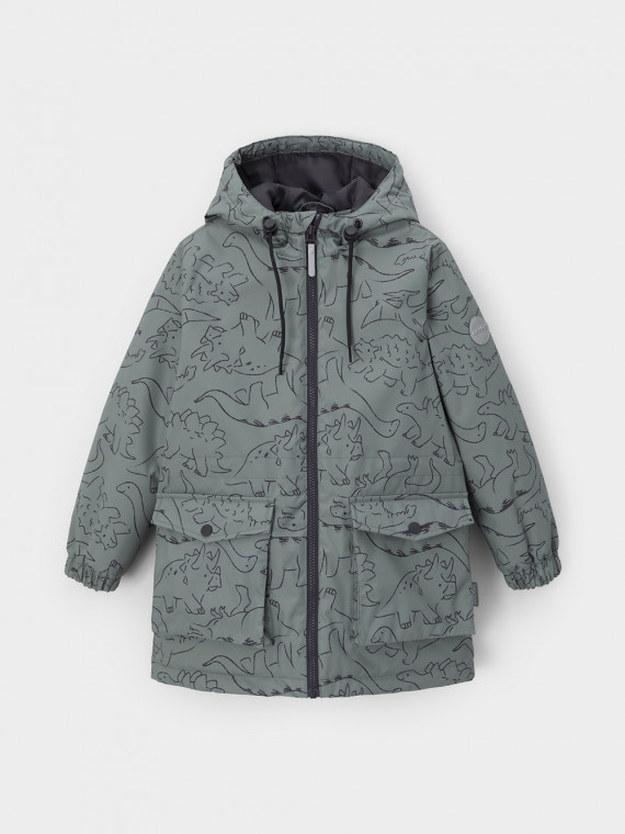 

Демисезонная куртка для мальчика с утеплителем для мальчиков CROCKID, ВК 30162/н/2 УЗГ, цвет - хаки, Демисезонная куртка для мальчика с утеплителем