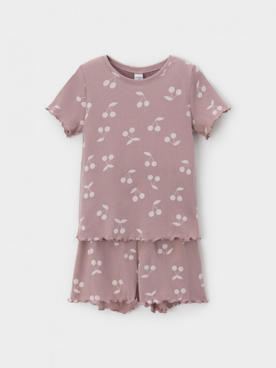 

Пижама для девочек CROCKID, К 1652, цвет - розовый, Пижама