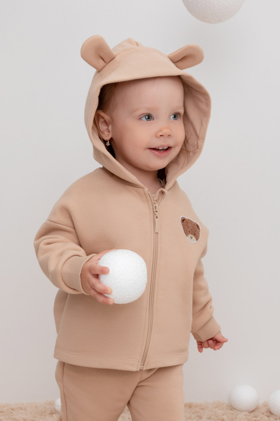 

Жакет для девочек CROCKID, КР 302201, цвет - бежевый, Жакет