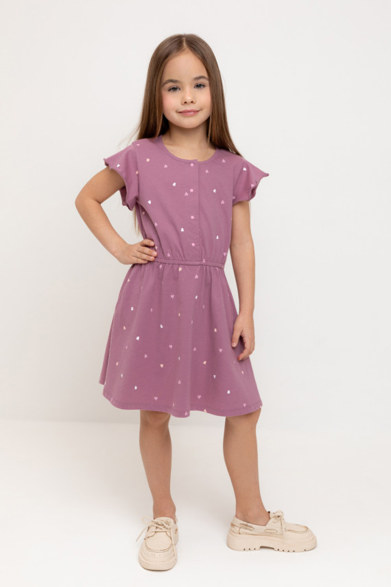 

Платье для девочек CROCKID, КР 5792-1, цвет - бордовый, Платье