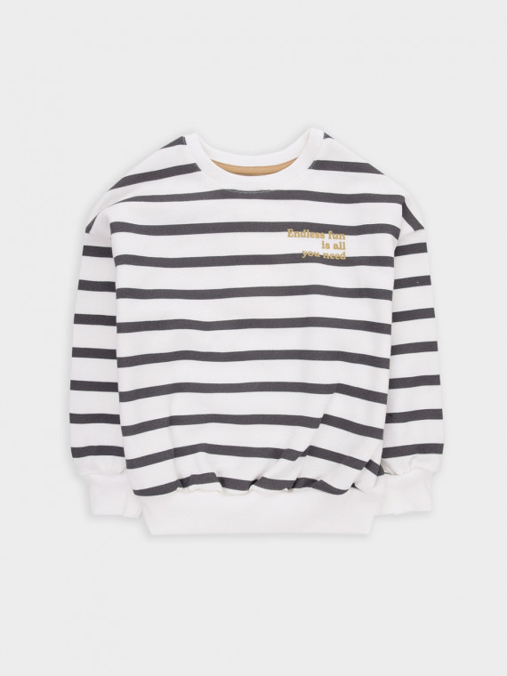 Свитшот из натурального хлопка для мальчика для мальчиков CROCKID КР 303009 цвет - темно-серый 1499₽