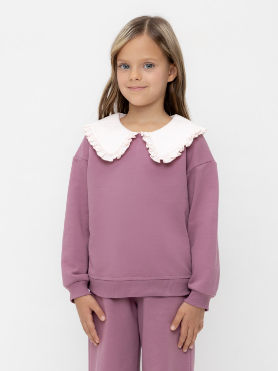 Джемпер для девочек CROCKID КР 302709 цвет - бордовый 749₽