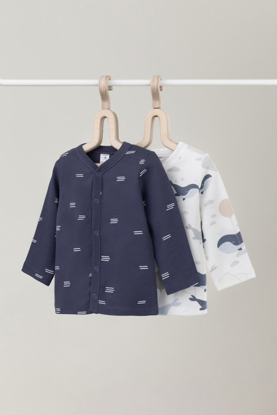 

Кофточка для новорожденных CROCKID, К 300450-2уп, цвет - синий, Кофточка