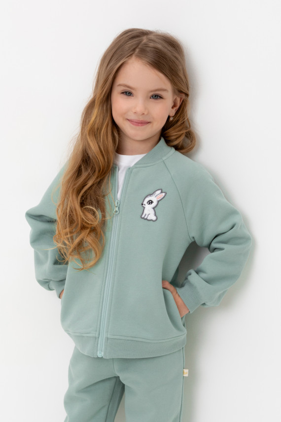 Жакет для девочек CROCKID КР 302649 цвет - минт 949₽
