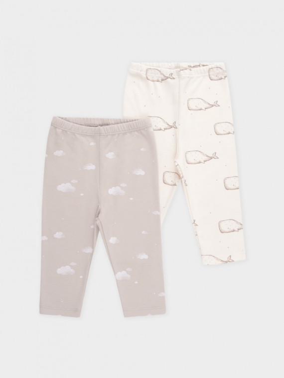 

Брюки для новорожденных CROCKID, К 400785-2уп, цвет - светло-бежевый, Брюки