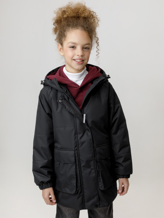 

Куртка для девочек CROCKID, ВК 32195/1 УЗГ, цвет - черный, Куртка