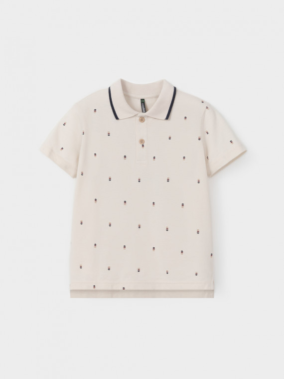 

Футболка для мальчиков CROCKID, КР 302416, цвет - светло-бежевый, Футболка