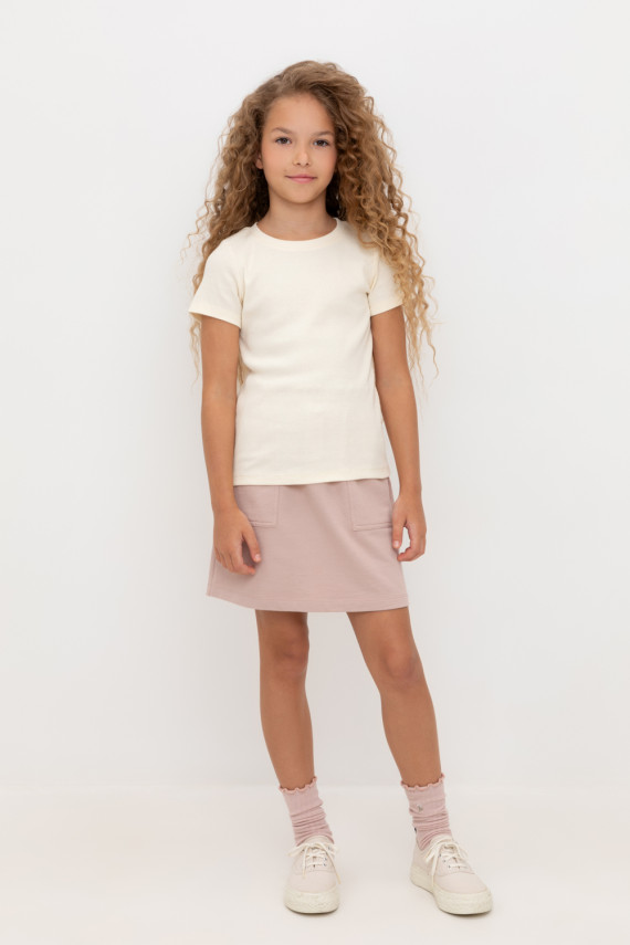 

Юбка для девочек CROCKID, КР 7141, цвет - кофейный, Юбка