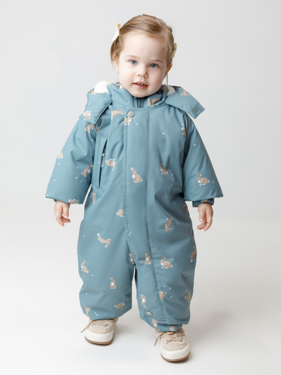 

Комбинезон зимний ясельный с утеплителем нового поколения для девочек CROCKID, ВК 60131/н/2 УЗГ, цвет - серый, Комбинезон зимний ясельный с утеплителем нового поколения