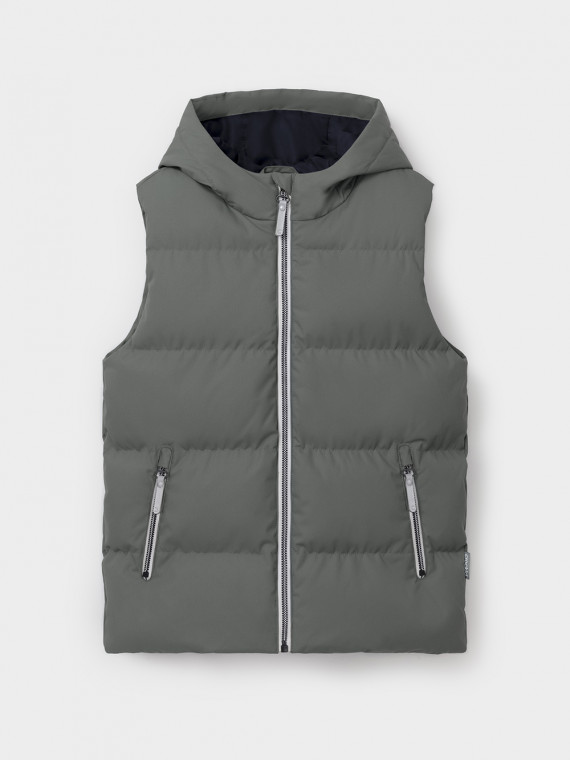 

Жилет утеплённый с капюшоном для мальчика для мальчиков CROCKID, ВК 35022/4 ГР (), цвет - хаки, Жилет утеплённый с капюшоном для мальчика