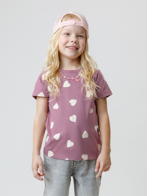 Футболка для девочек CROCKID КР 302326 цвет - бордовый 599₽