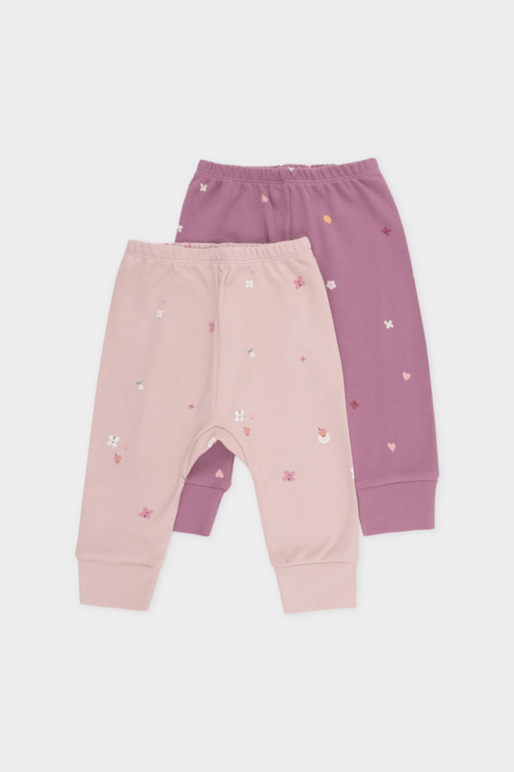 Брюки для новорожденных CROCKID К 4718-2уп цвет - бордовый 999₽