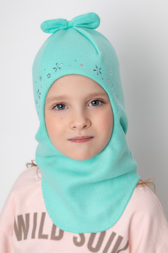 Шапка для девочек CROCKID КВ 20253 цвет - бирюзовый 599₽